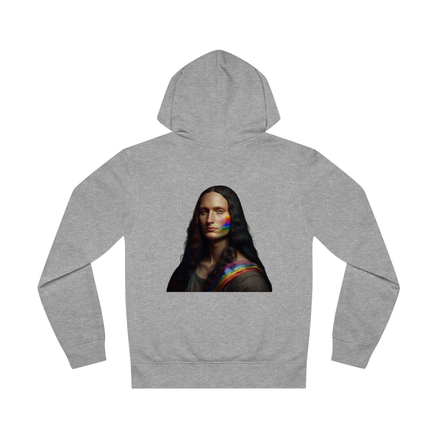 LGBTQWorldwide - ,,MONA LISA" ai, DTG, Eco-friendly, Hoodies, Men's Clothing, Recycled, Unisex, Vegan, Women's Clothing lgbtq Bekleidung Accessoires unisex Zubehör