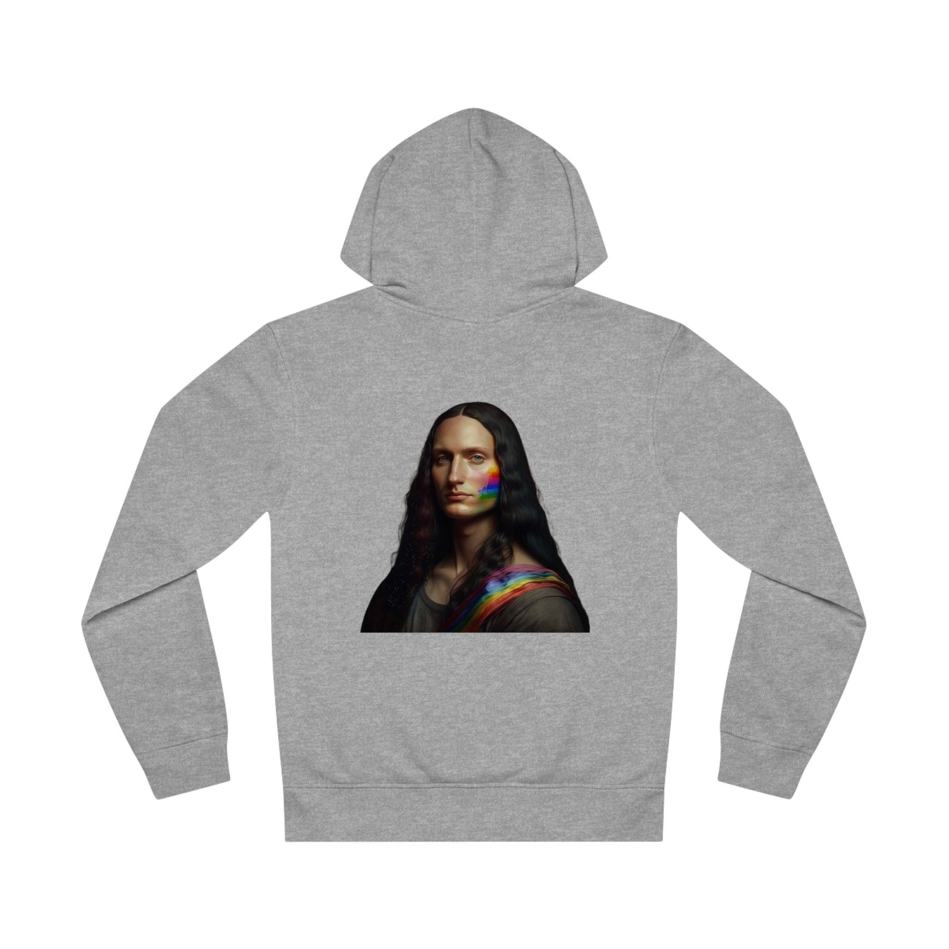 LGBTQWorldwide - ,,MONA LISA" ai, DTG, Eco-friendly, Hoodies, Men's Clothing, Recycled, Unisex, Vegan, Women's Clothing lgbtq Bekleidung Accessoires unisex Zubehör