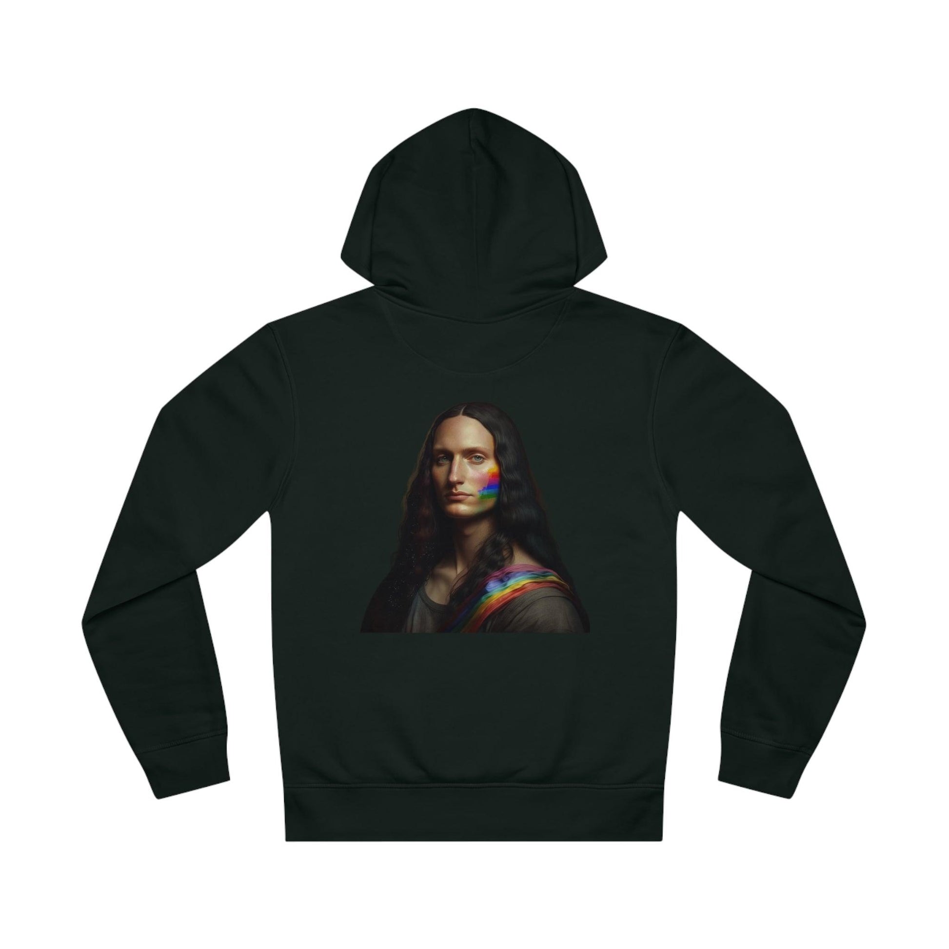 LGBTQWorldwide - ,,MONA LISA" ai, DTG, Eco-friendly, Hoodies, Men's Clothing, Recycled, Unisex, Vegan, Women's Clothing lgbtq Bekleidung Accessoires unisex Zubehör