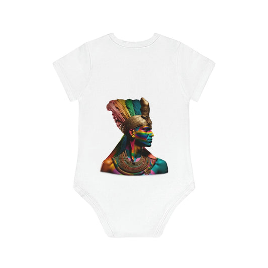 LGBTQWorldwide - ,,PHARAOH" Baby Organic Short Sleeve Bodysuit baby, Baby Clothing, DTG, Kids' Clothing, Onesies lgbtq Bekleidung Accessoires unisex Zubehör
