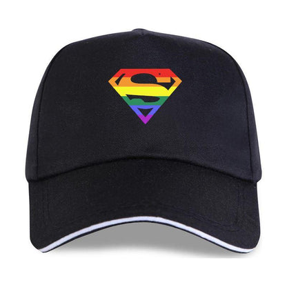 LGBTQWorldwide - Pride Supermann Kappe Accessoires lgbtq Bekleidung Accessoires unisex Zubehör