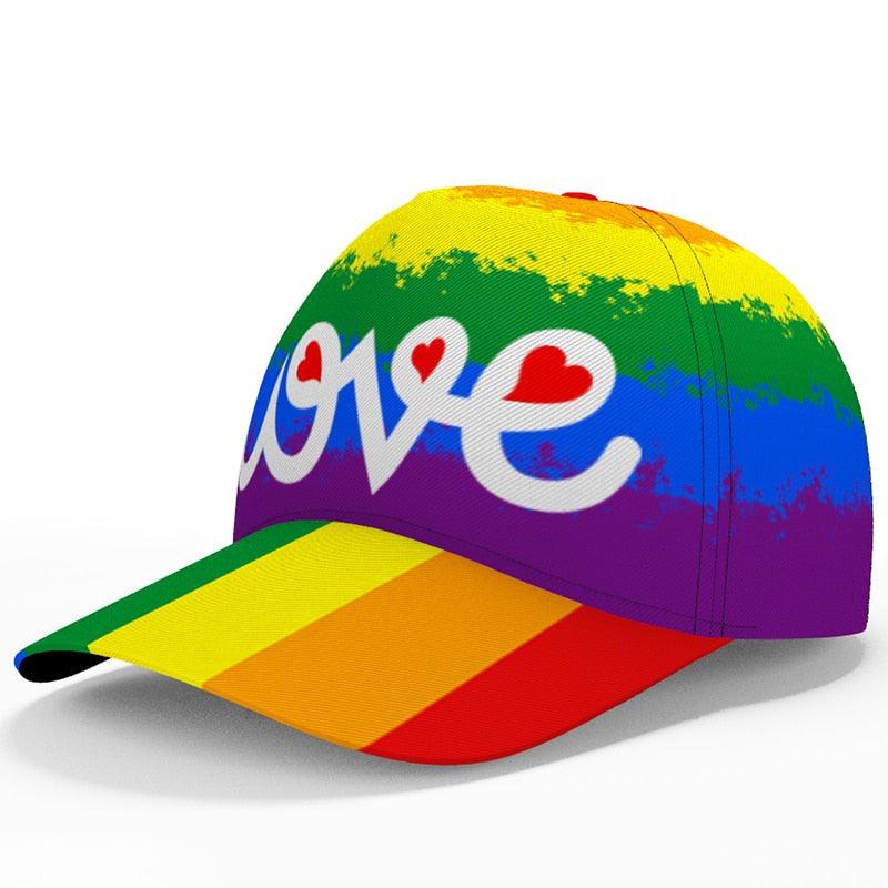 LGBTQWorldwide - Regenbogen Kappe Accessoires lgbtq Bekleidung Accessoires unisex Zubehör