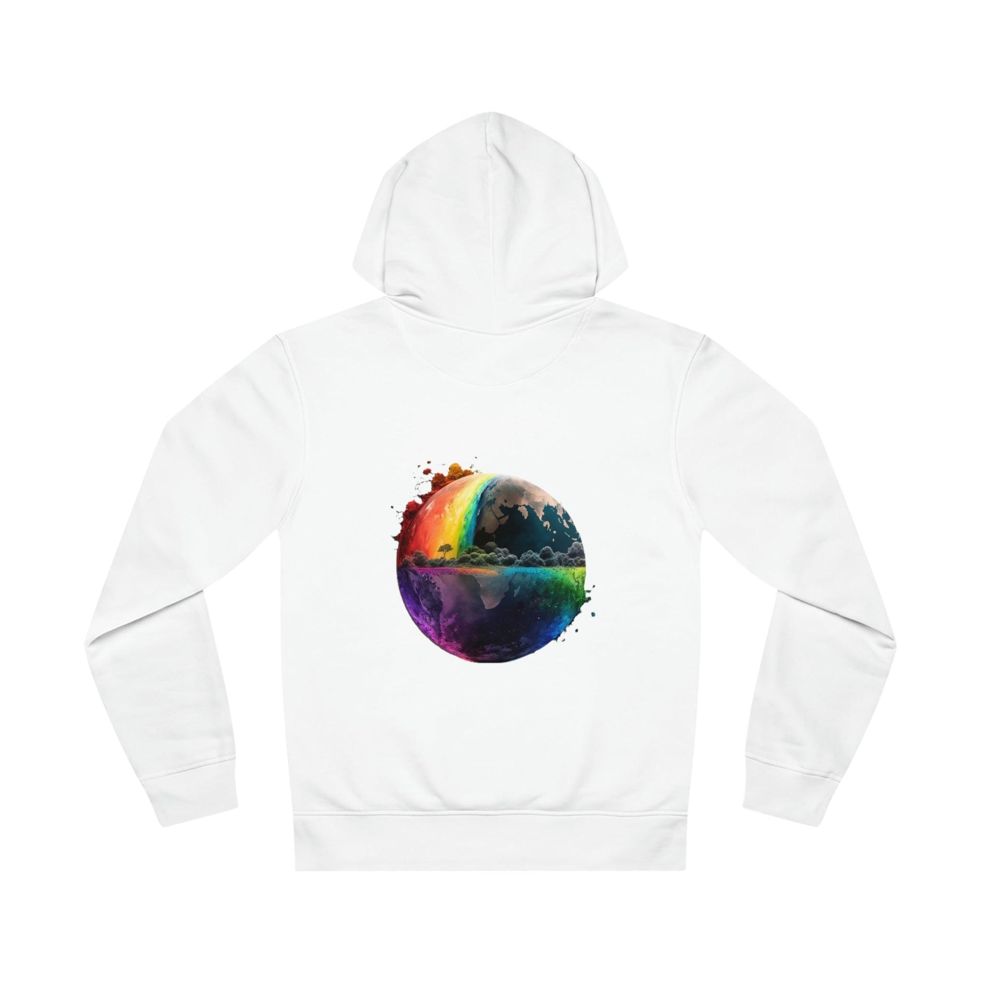 LGBTQWorldwide - ,,REGENBOGEN WELT" ai, DTG, Eco-friendly, Hoodies, Men's Clothing, Recycled, Unisex, Vegan, Women's Clothing lgbtq Bekleidung Accessoires unisex Zubehör