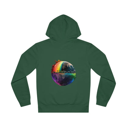 LGBTQWorldwide - ,,REGENBOGEN WELT" ai, DTG, Eco-friendly, Hoodies, Men's Clothing, Recycled, Unisex, Vegan, Women's Clothing lgbtq Bekleidung Accessoires unisex Zubehör