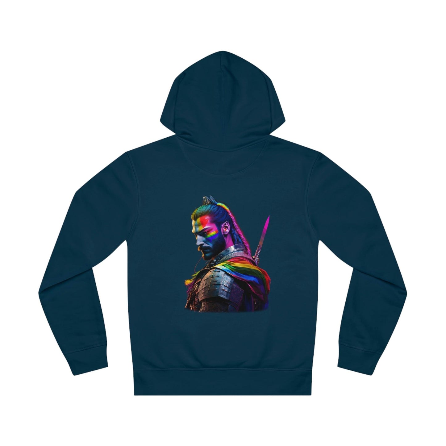 LGBTQWorldwide - ,,SAMURAI" ai, DTG, Eco-friendly, Hoodies, Men's Clothing, Recycled, Unisex, Vegan, Women's Clothing lgbtq Bekleidung Accessoires unisex Zubehör