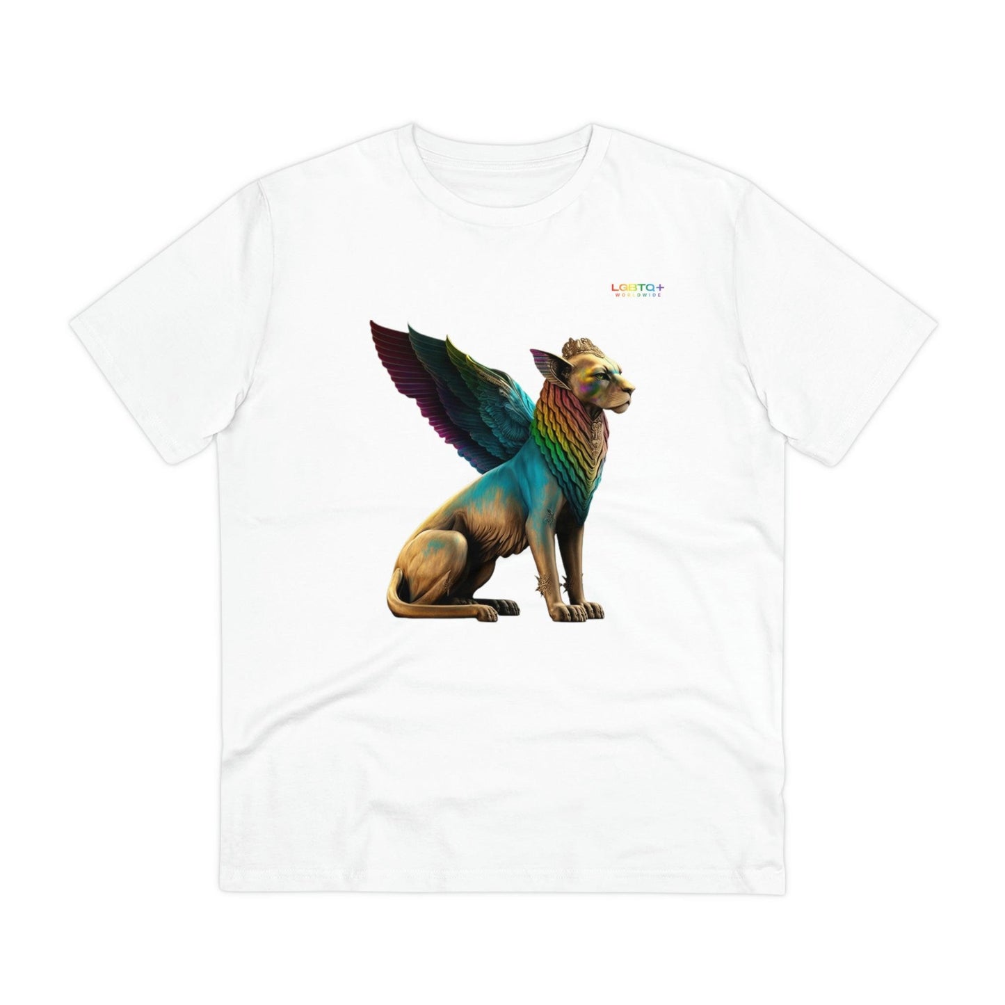 LGBTQWorldwide - ,,SPHINX" ai, Cotton, Crew neck, DTG, Eco-friendly, Men's Clothing, Organic, Recycled, Regular fit, Sustainable, T-shirts, Unisex, Valentine's Day Picks, Vegan, Women's Clothing lgbtq Bekleidung Accessoires unisex Zubehör