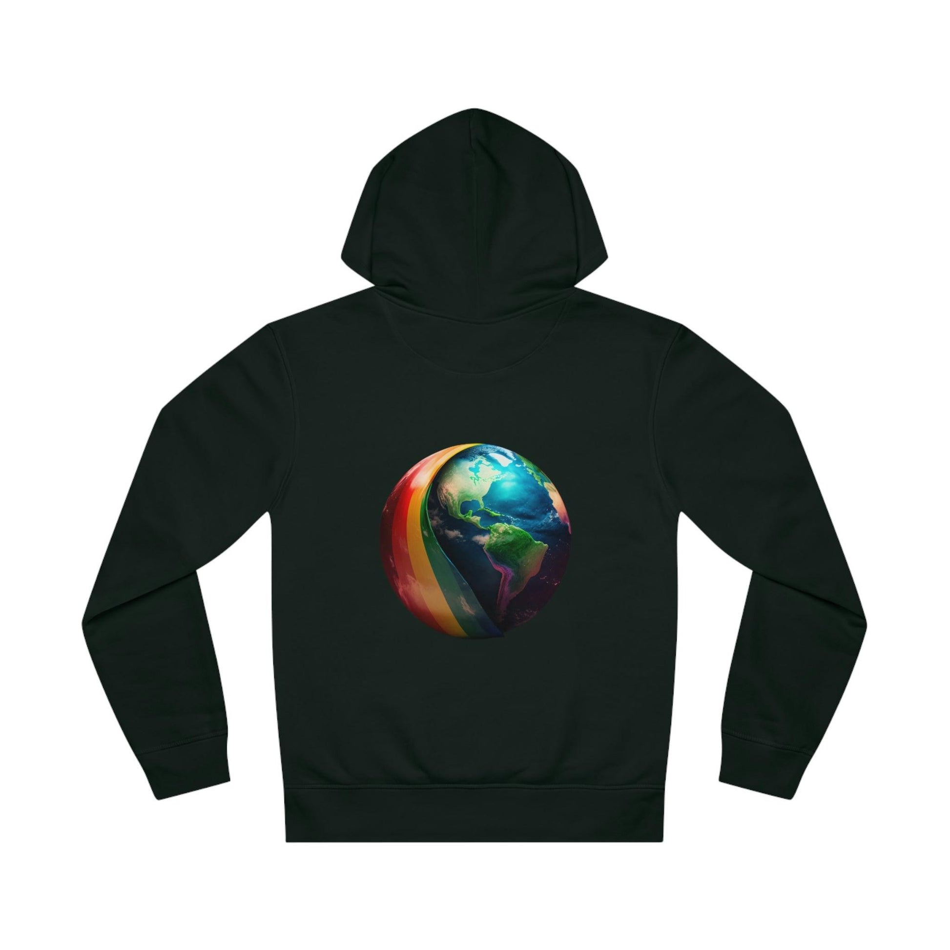 LGBTQWorldwide - ,,ZUKÜNFTIGE WELT" ai, DTG, Eco-friendly, Hoodies, Men's Clothing, Recycled, Unisex, Vegan, Women's Clothing lgbtq Bekleidung Accessoires unisex Zubehör