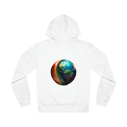 LGBTQWorldwide - ,,ZUKÜNFTIGE WELT" ai, DTG, Eco-friendly, Hoodies, Men's Clothing, Recycled, Unisex, Vegan, Women's Clothing lgbtq Bekleidung Accessoires unisex Zubehör