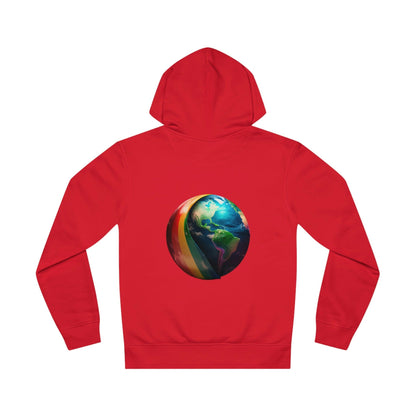 LGBTQWorldwide - ,,ZUKÜNFTIGE WELT" ai, DTG, Eco-friendly, Hoodies, Men's Clothing, Recycled, Unisex, Vegan, Women's Clothing lgbtq Bekleidung Accessoires unisex Zubehör