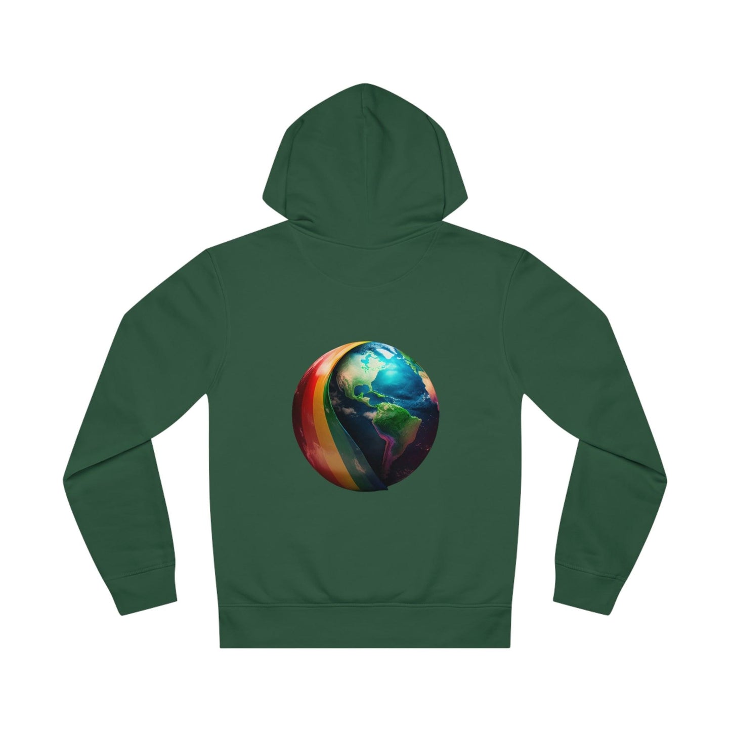 LGBTQWorldwide - ,,ZUKÜNFTIGE WELT" ai, DTG, Eco-friendly, Hoodies, Men's Clothing, Recycled, Unisex, Vegan, Women's Clothing lgbtq Bekleidung Accessoires unisex Zubehör