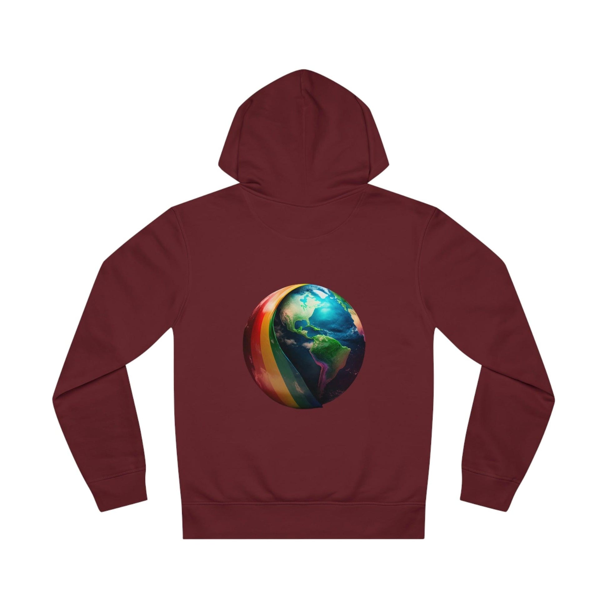 LGBTQWorldwide - ,,ZUKÜNFTIGE WELT" ai, DTG, Eco-friendly, Hoodies, Men's Clothing, Recycled, Unisex, Vegan, Women's Clothing lgbtq Bekleidung Accessoires unisex Zubehör