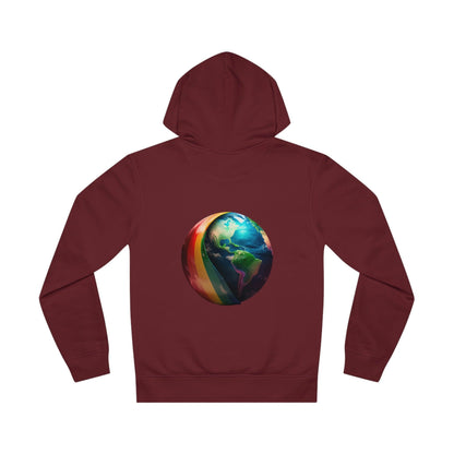 LGBTQWorldwide - ,,ZUKÜNFTIGE WELT" ai, DTG, Eco-friendly, Hoodies, Men's Clothing, Recycled, Unisex, Vegan, Women's Clothing lgbtq Bekleidung Accessoires unisex Zubehör